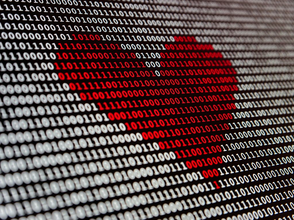 Digital heart made up of binary as Google gives its diagnostic AI the ability to understand visual medical information with its latest research on AMIE (Articulate Medical Intelligence Explorer) that promises to one day assist clinicians and patients and deliver powerful healthcare advancements.